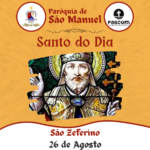 São Zeferino. Créditos: Paróquia de São Manuel