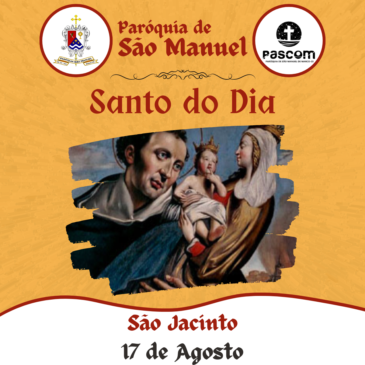 São Jacinto. Créditos: Paróquia de São Manuel