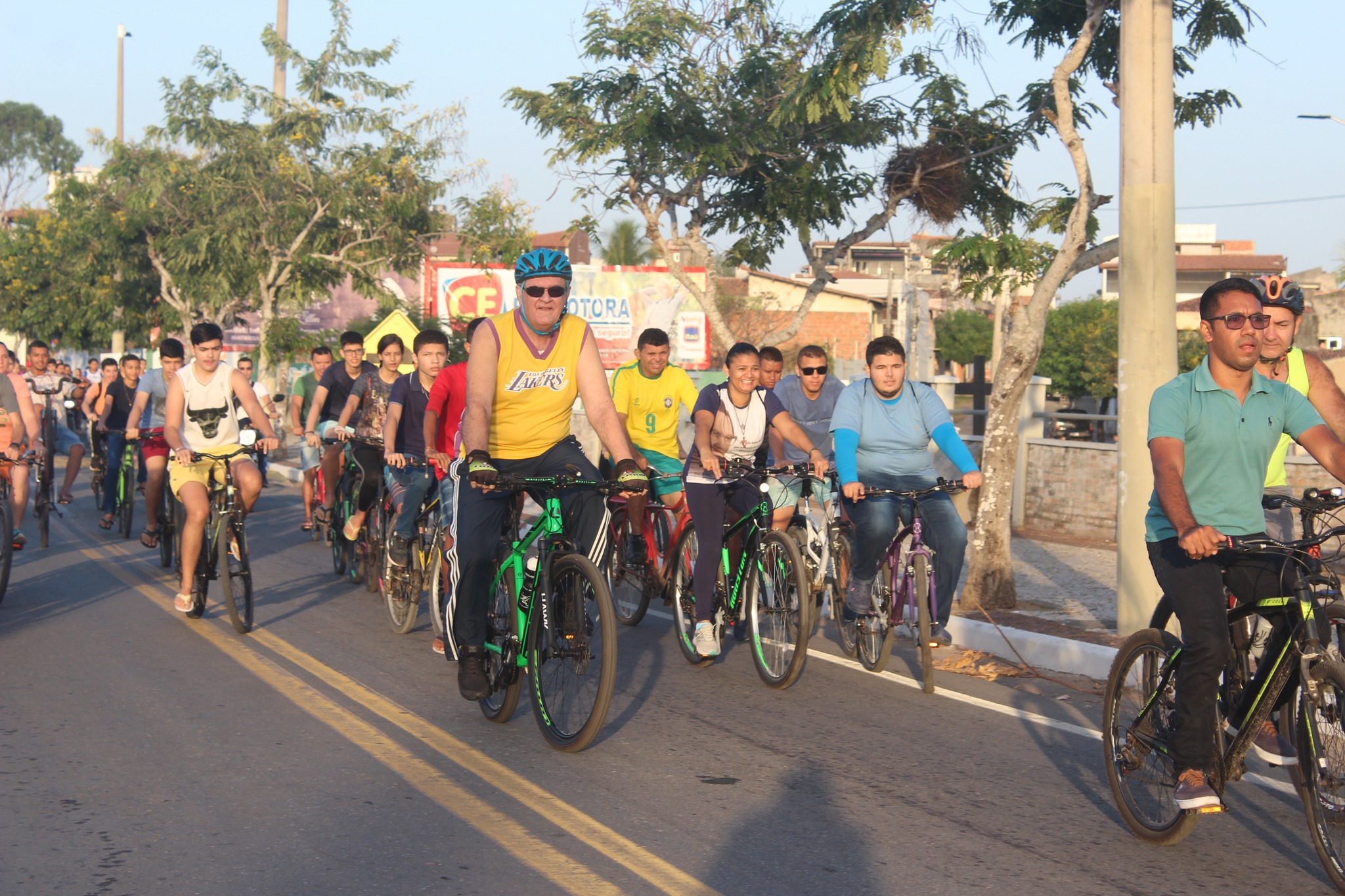 1° Pedalando com Maria. Créditos: PASCOM Paróquia de São Manuel