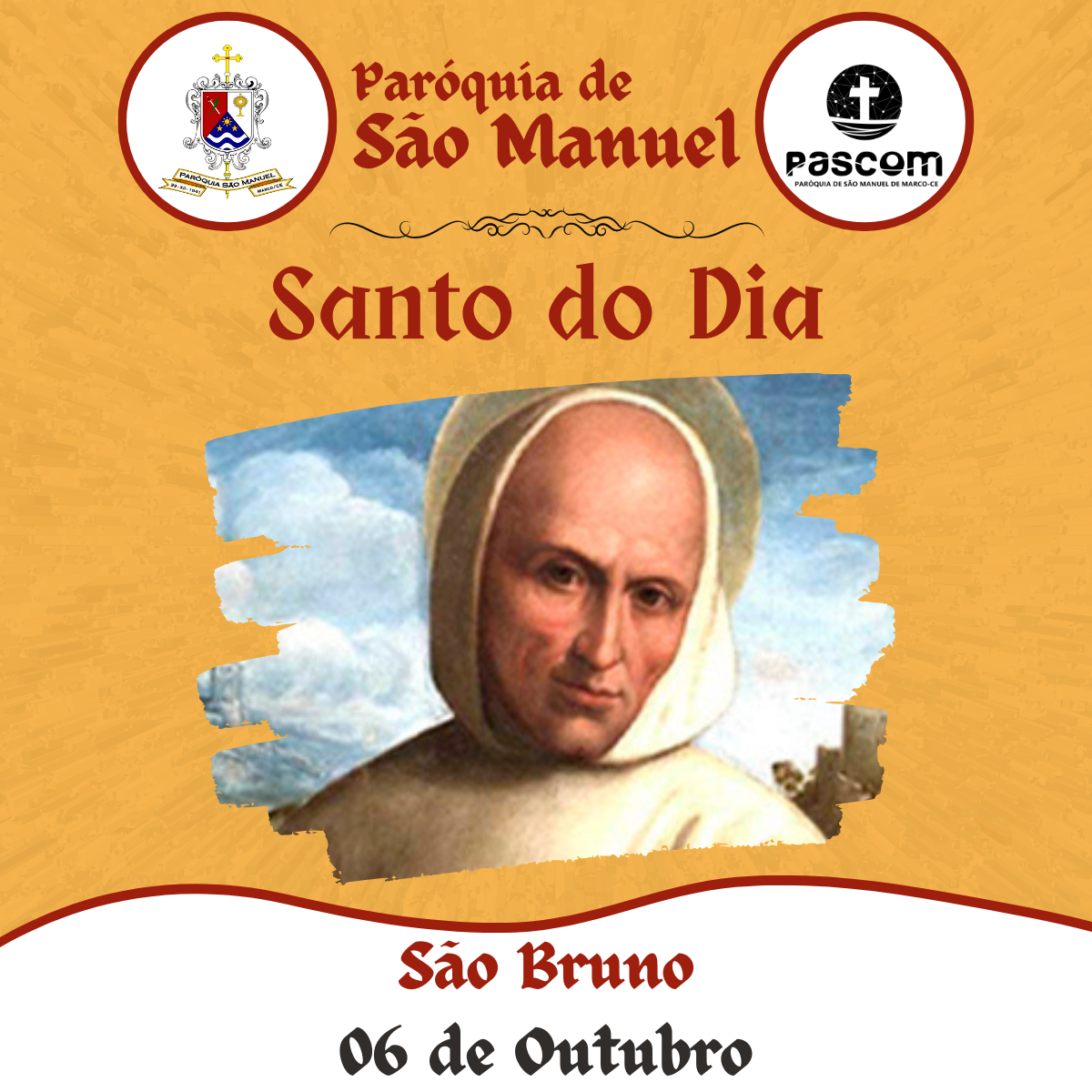 São Bruno. Créditos: Paróquia de São Manuel