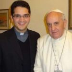 Gleison de Paula Souza com o papa Francisco em 2014 / Congregação Dom Orione