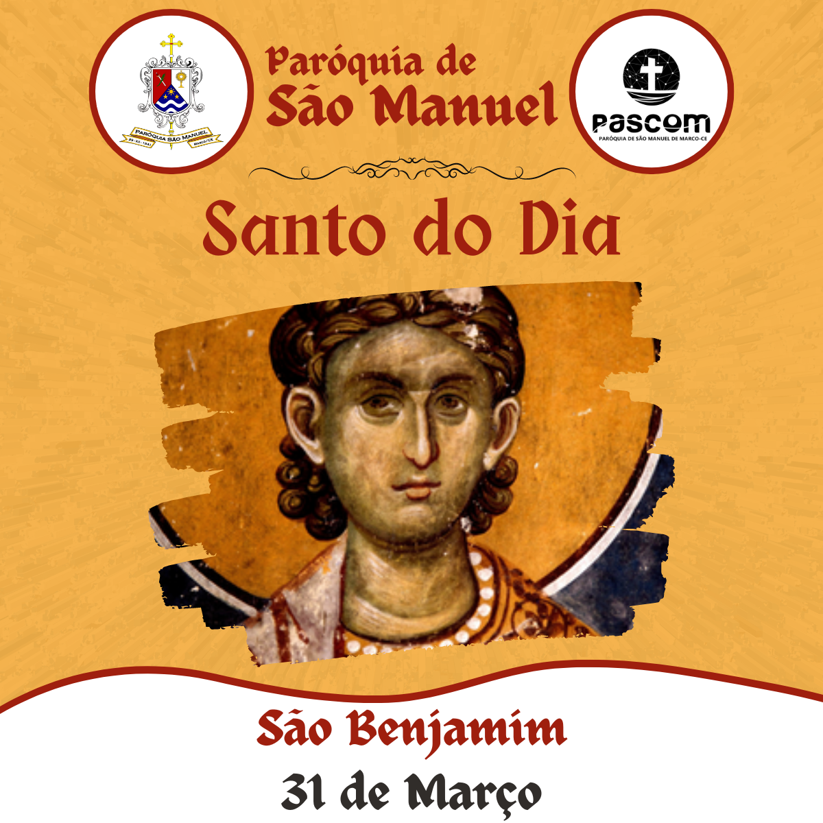 São Benjamim. Créditos: Paróquia de São Manuel