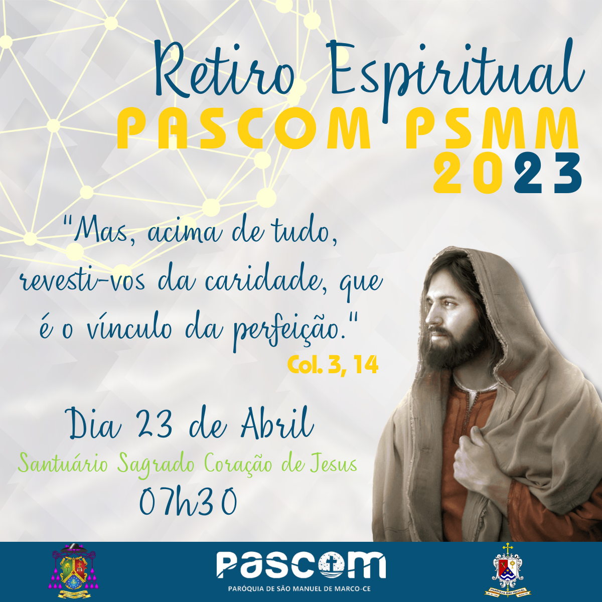 Retiro PASCOM PSMM. Créditos: PASCOM Paróquia de São Manuel