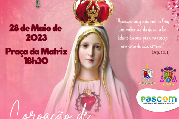 Coroação de Nossa Senhora. Créditos: PASCOM da Paróquia de São Manuel