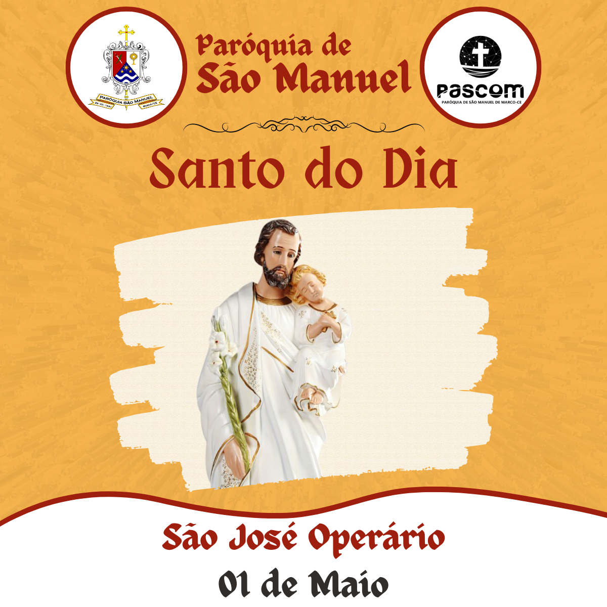 São José Operário. Créditos: Paróquia de São Manuel