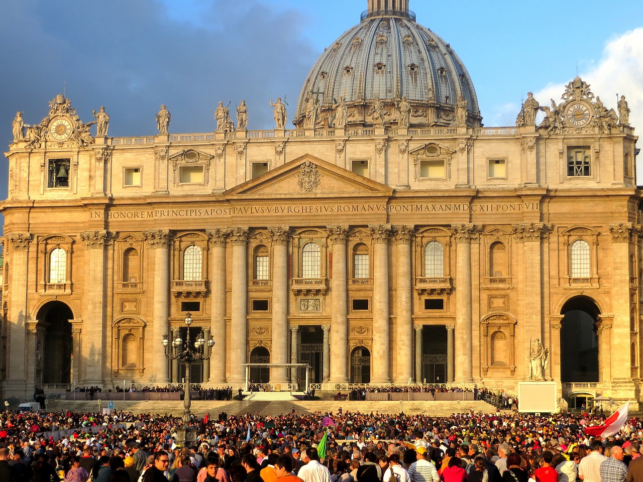 Praça de São Pedro, Vaticano. Créditos: Pixabay