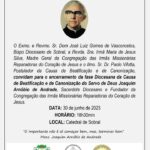 Convite para o encerramento da fase diocesana. Créditos: Diocese de Sobral