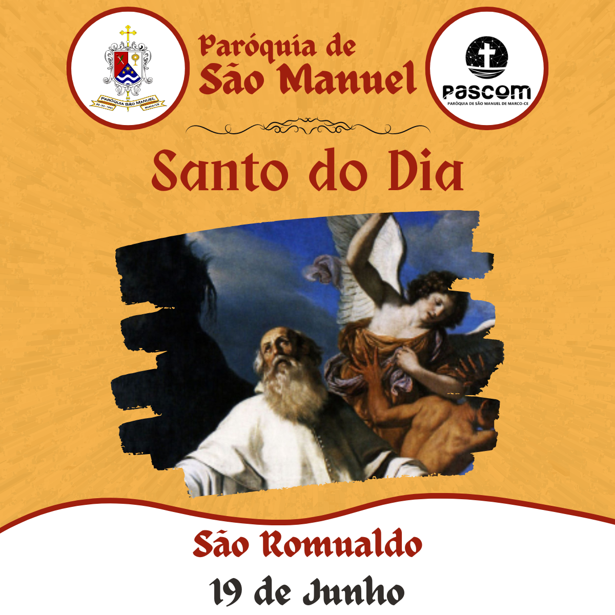 São Romualdo. Créditos: Paróquia de São Manuel