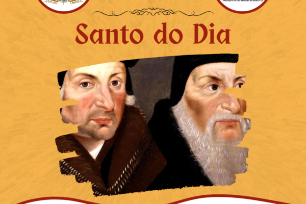 Santos João Fischer e Tomás More. Créditos: Paróquia de São Manuel