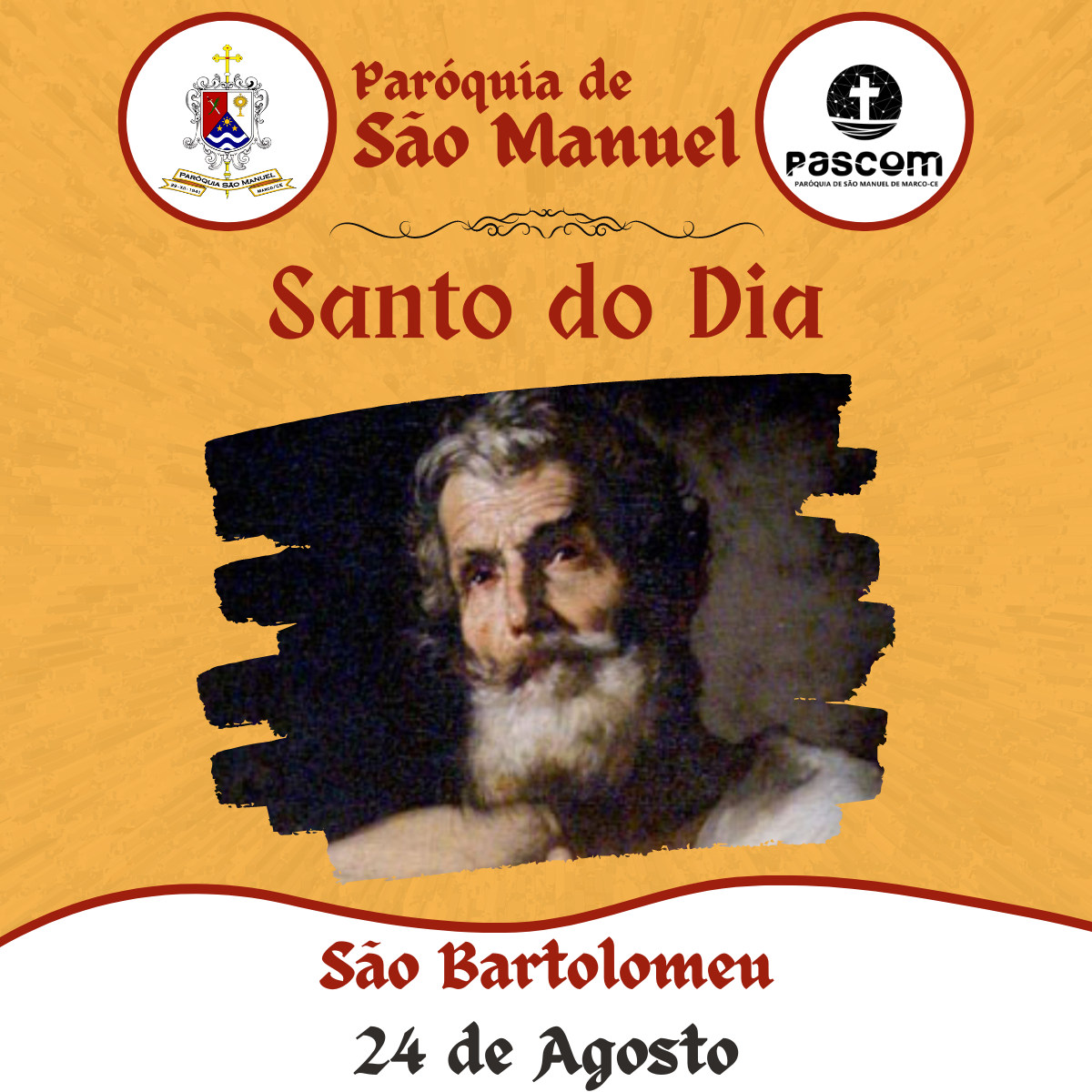 São Bartolomeu. Créditos: Paróquia de São Manuel