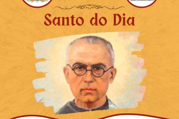 São Maximiliano Maria Kolbe. Créditos: Paróquia de São Manuel