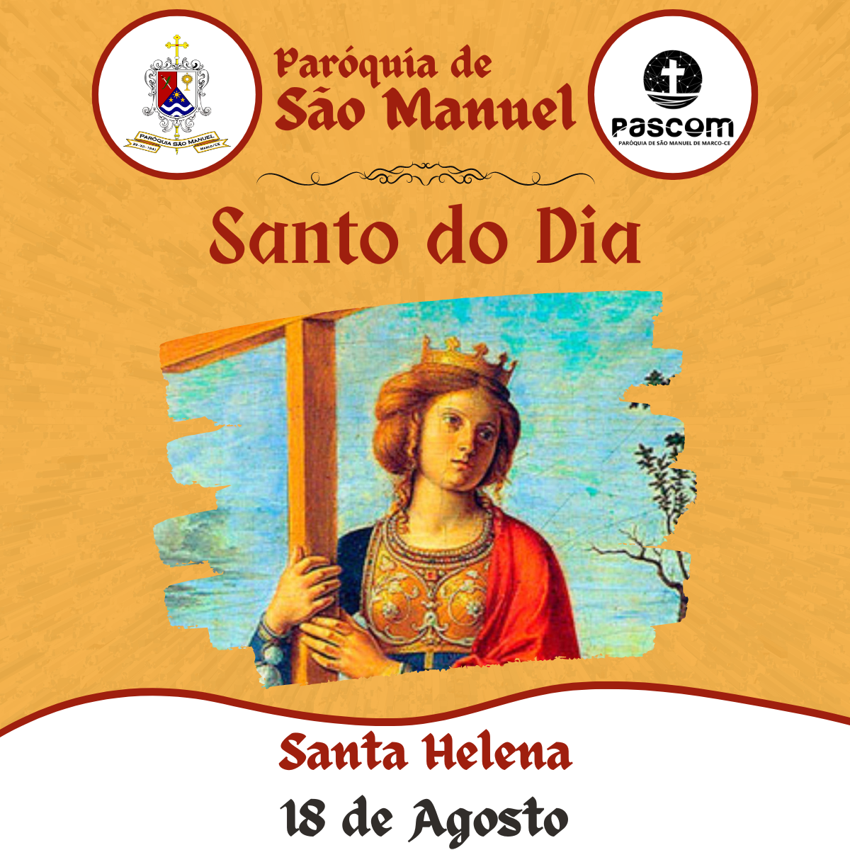 Santa Helena. Créditos: Paróquia de São Manuel