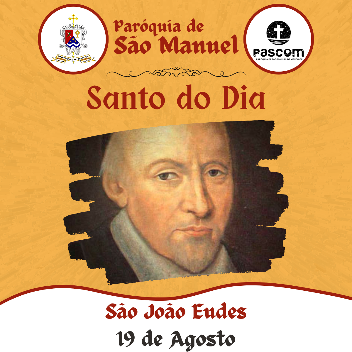 São João Eudes. Créditos: Paróquia de São Manuel