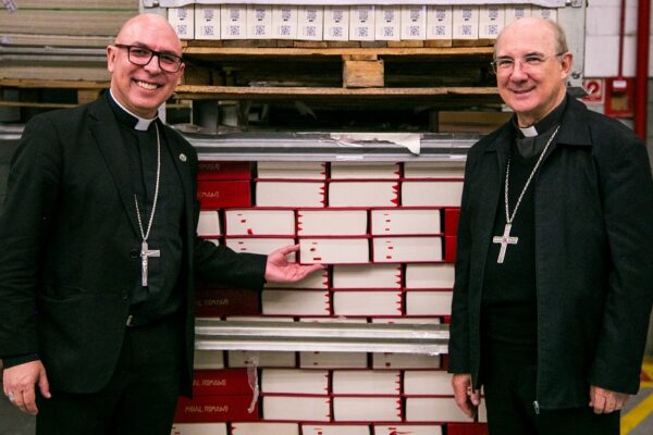 Dom Pedro Carlos Cipollini e dom Ricardo Hoepers | Foto: Diocese de Santo André