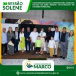 Homenagem da Câmara de Vereadores para a Comunidade Filhos de Sião. Créditos: Câmara de Vereadores de Marco