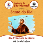 São Francisco de Assis. Créditos: Paróquia de São Manuel