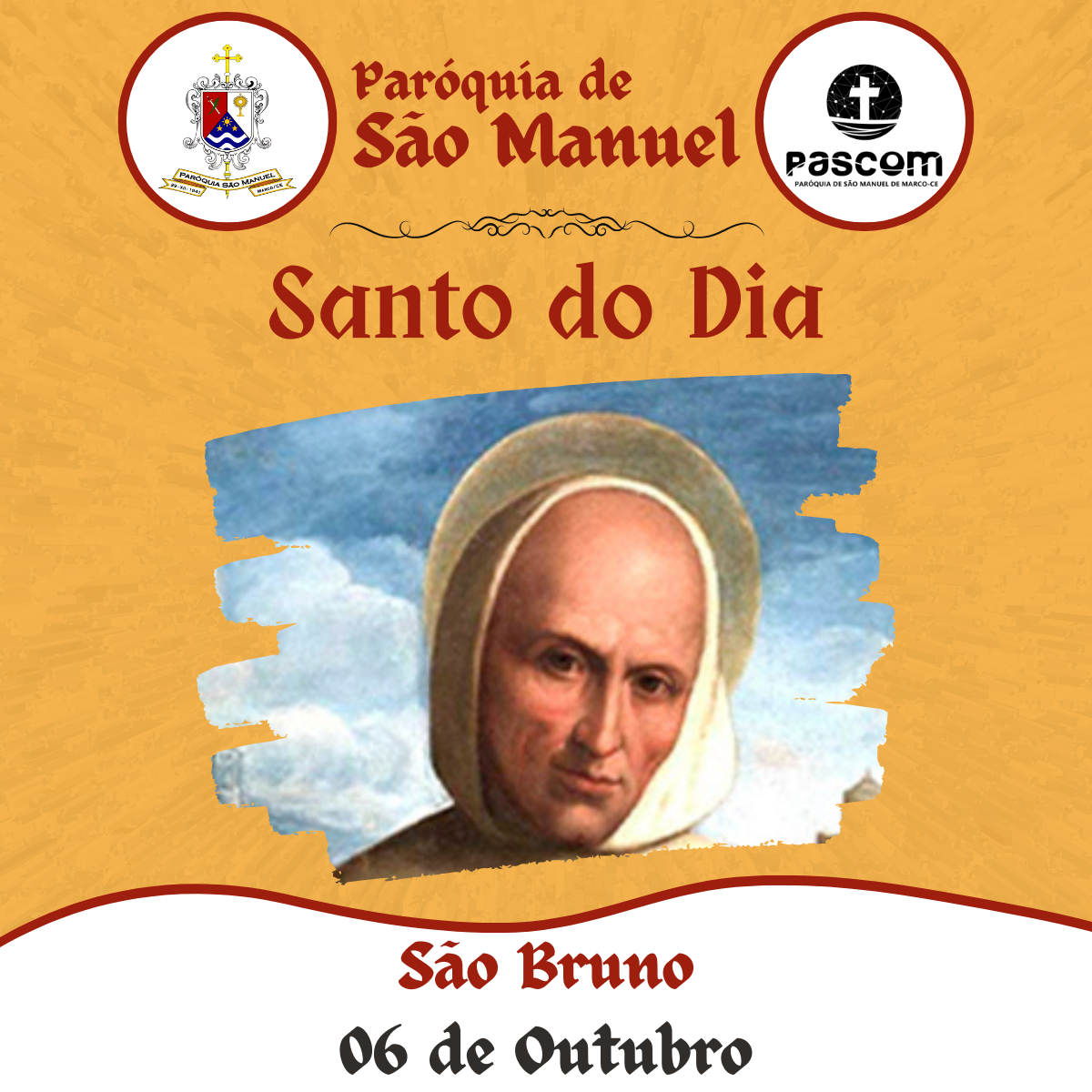 São Bruno. Créditos: Paróquia de São Manuel