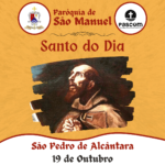 São Pedro de Alcântara. Créditos: Paróquia de São Manuel