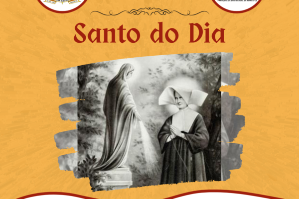 Santa Catarina Labouré. Créditos: Paróquia de São Manuel