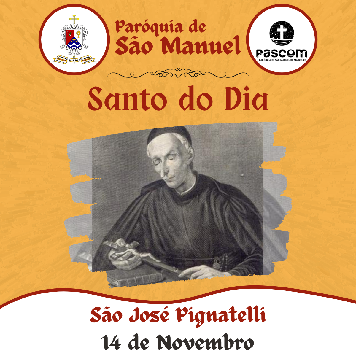 São José Pignatelli. Créditos: Paróquia de São Manuel