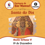 Beato Urbano V. Créditos: Paróquia de São Manuel