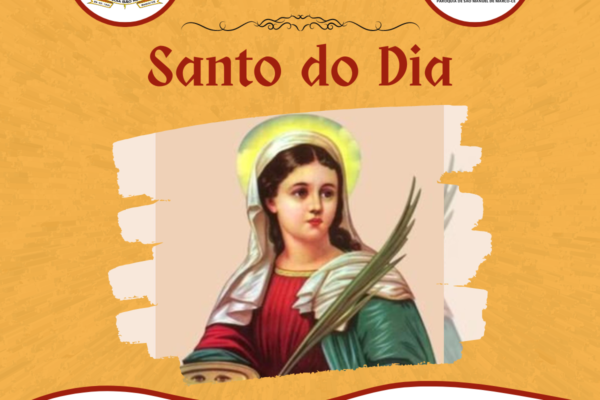 Santa Luzia. Créditos: Paróquia de São Manuel