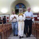 Chegada da relíquia na Paróquia de Bela Cruz-CE. Créditos: PASCOM Paroquial de Marco-CE