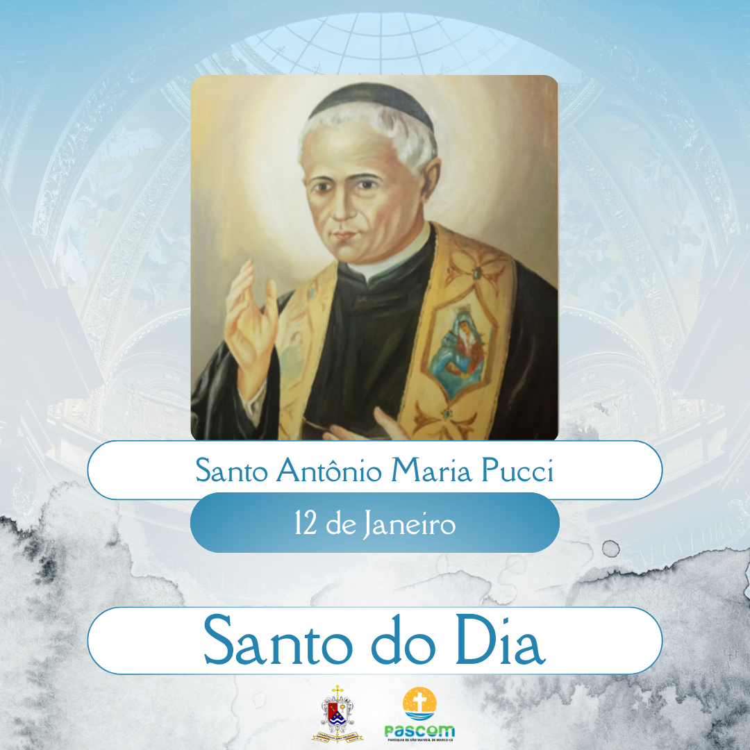 Santo Antônio Maria Pucci. Créditos: Paróquia de São Manuel