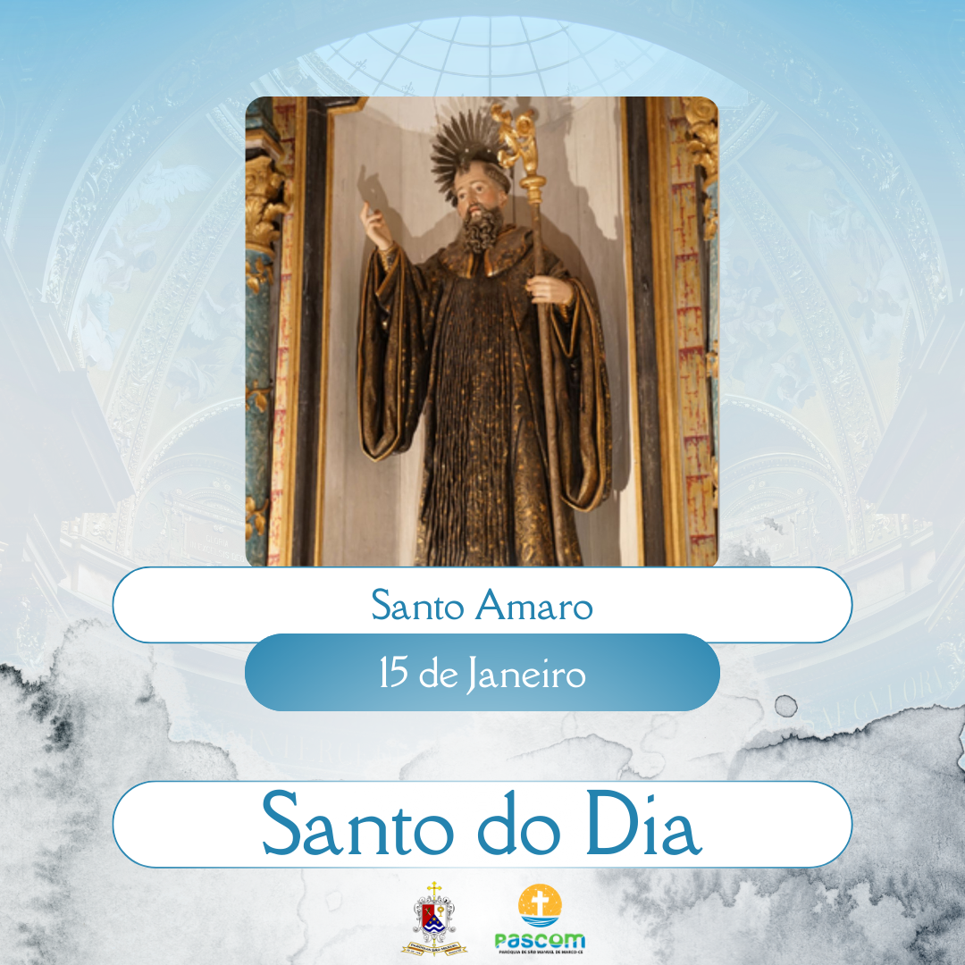 Santo Amaro. Créditos: Paróquia de São Manuel