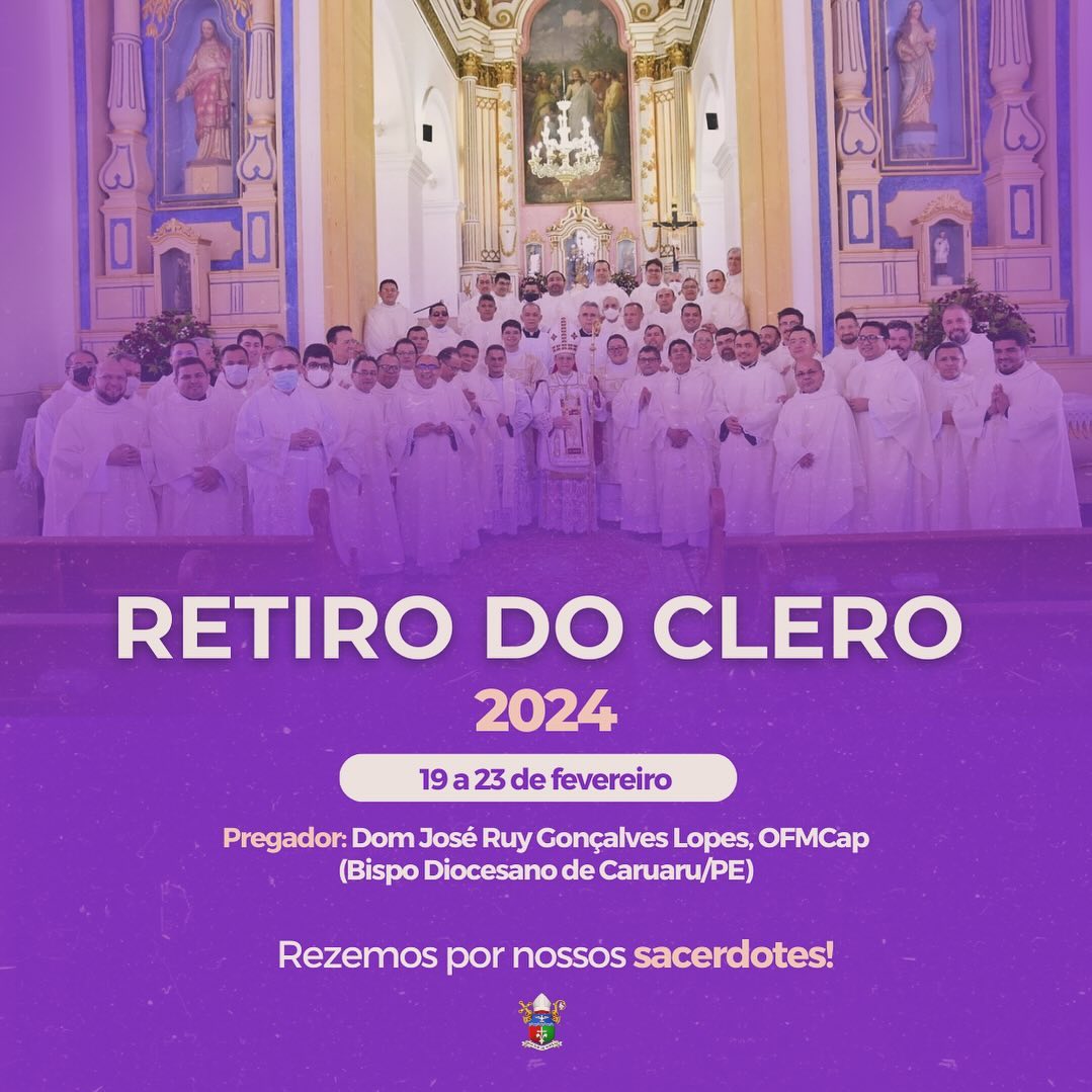 Retiro anual do Clero. Créditos: Diocese de Sobral