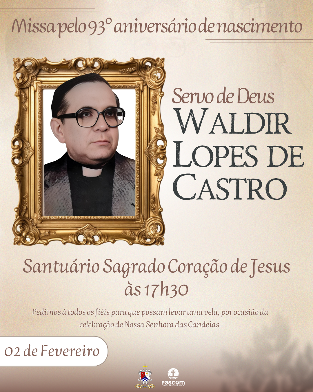 93° aniversário do Servo de Deus Waldir Lopes de Castro. Créditos: Paróquia de São Manuel