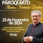 07 anos de Paroquiato do Mons. Nonato Timbó. Créditos: Paróquia de São Manuel