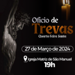 Ofício de Trevas na Paróquia de São Manuel. Créditos: Paróquia de São Manuel