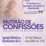 Mutirão de Confissões. Créditos: Paróquia de São Manuel