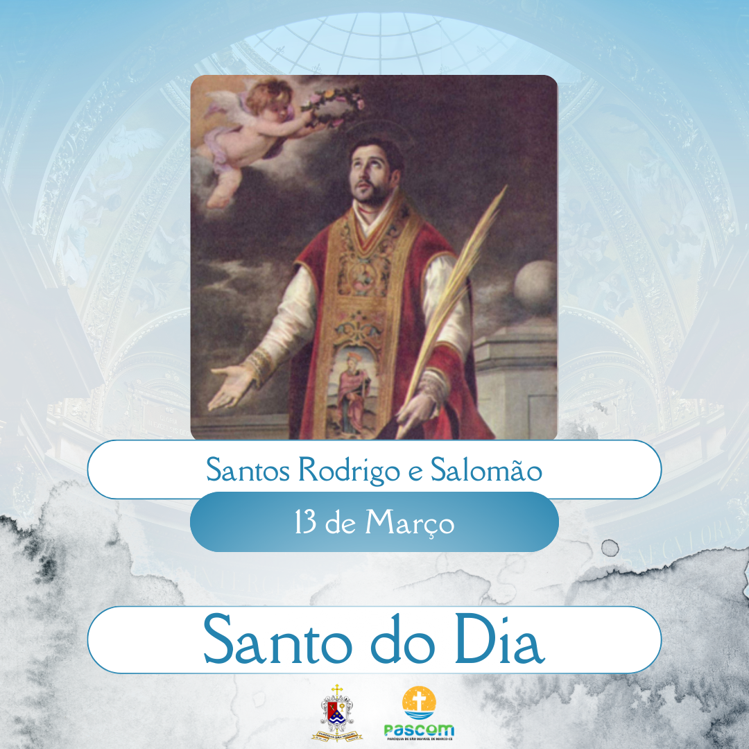 Santos Rodrigo e Salomão. Créditos: Paróquia de São Manuel