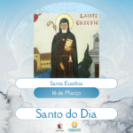 Santa Eusébia. Créditos: Paróquia de São Manuel