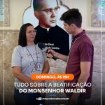 Reportagem sobre o Servo de Deus Waldir. Créditos: TVB Produtora