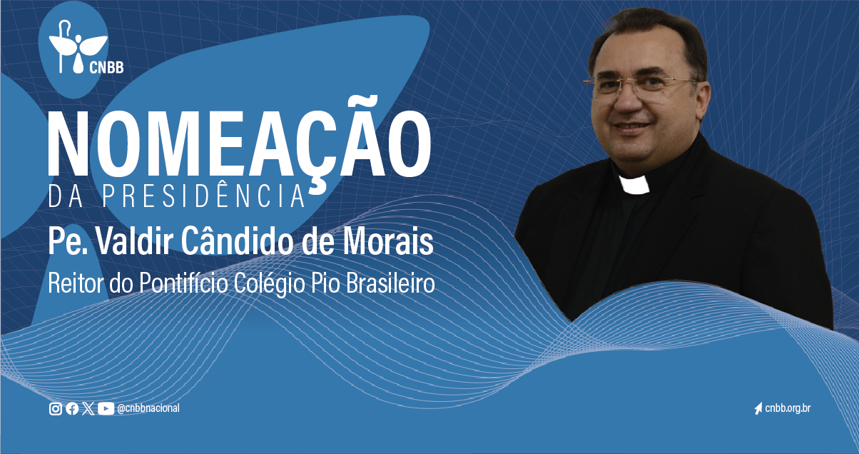 Pe. Valdir Cândido de Morais, novo Reitor do Colégio Pio Brasileiro. Créditos: CNBB