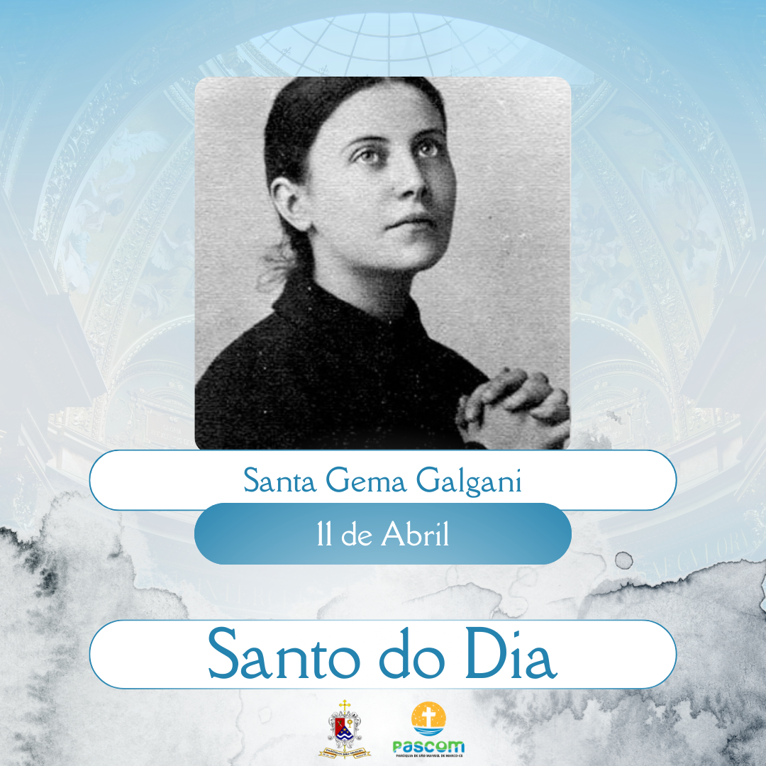 Santa Gema Galgani. Créditos: Paróquia de São Manuel