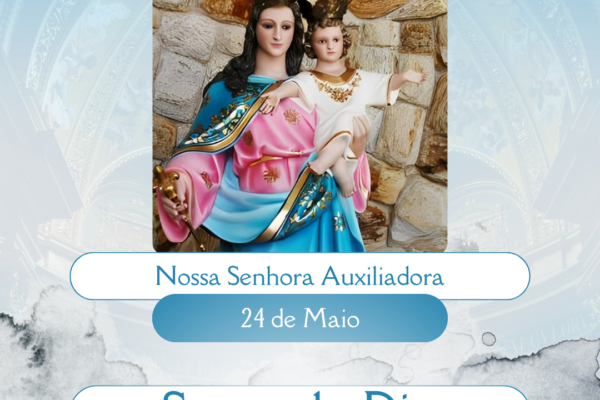 Nossa Senhora Auxiliadora. Créditos: Paróquia de São Manuel