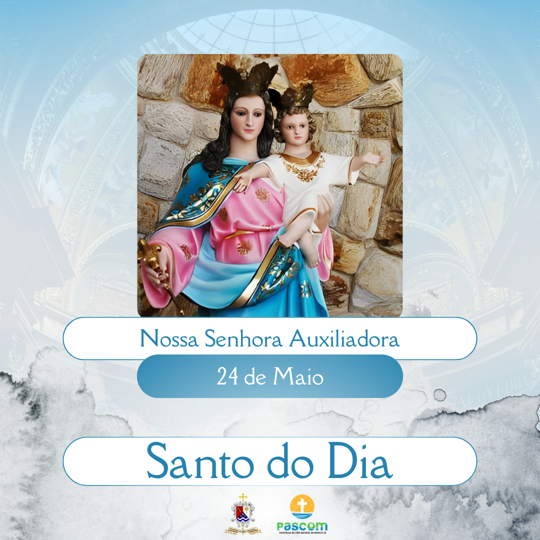 Nossa Senhora Auxiliadora. Créditos: Paróquia de São Manuel