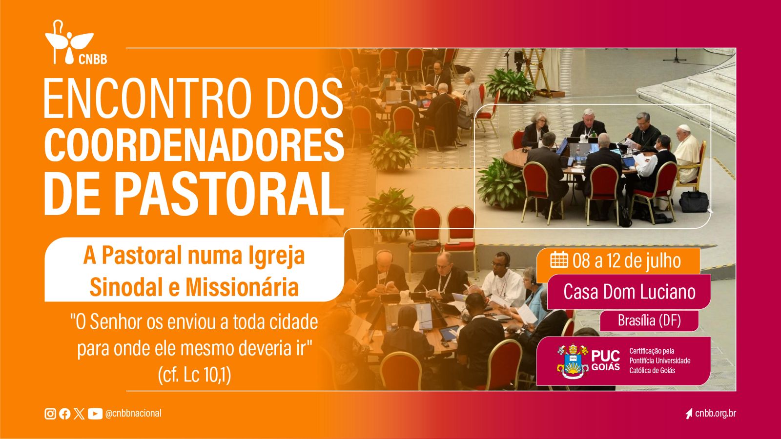 Encontro dos Coordenadores de Pastoral. Créditos: CNBB