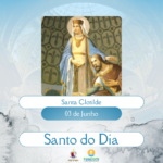 Santa Clotilde. Créditos: Paróquia de São Manuel