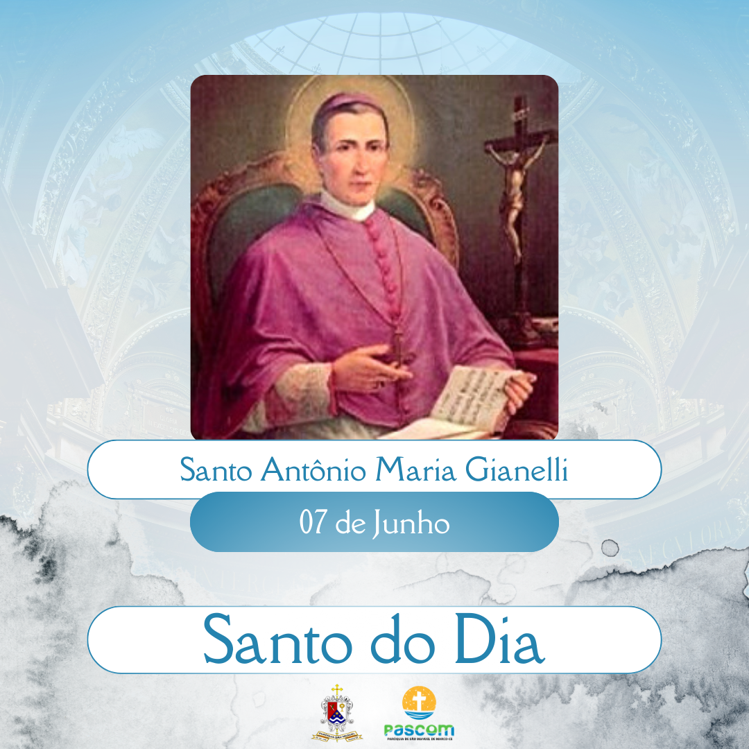 Santo Antônio Maria Gianelli. Créditos: Paróquia de São Manuel