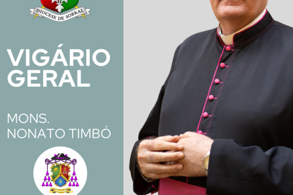 Monsenhor Nonato Timbó, novo Vigário Geral da Diocese de Sobral. Créditos: Paróquia de São Manuel