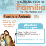 Semana Nacional da Família. Créditos: Paróquia de São Manuel