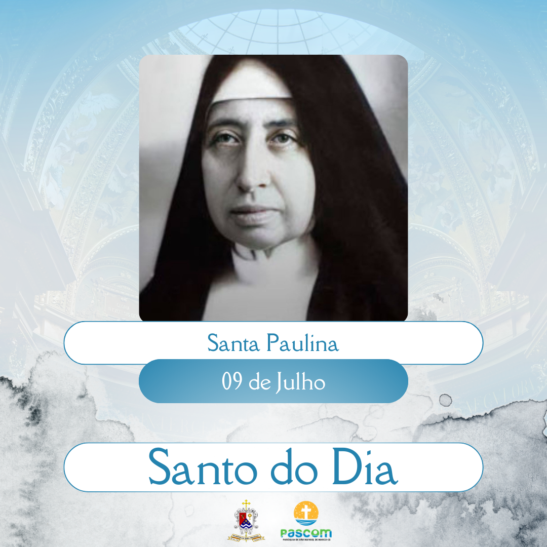 Santa Paulina. Créditos: Paróquia de São Manuel