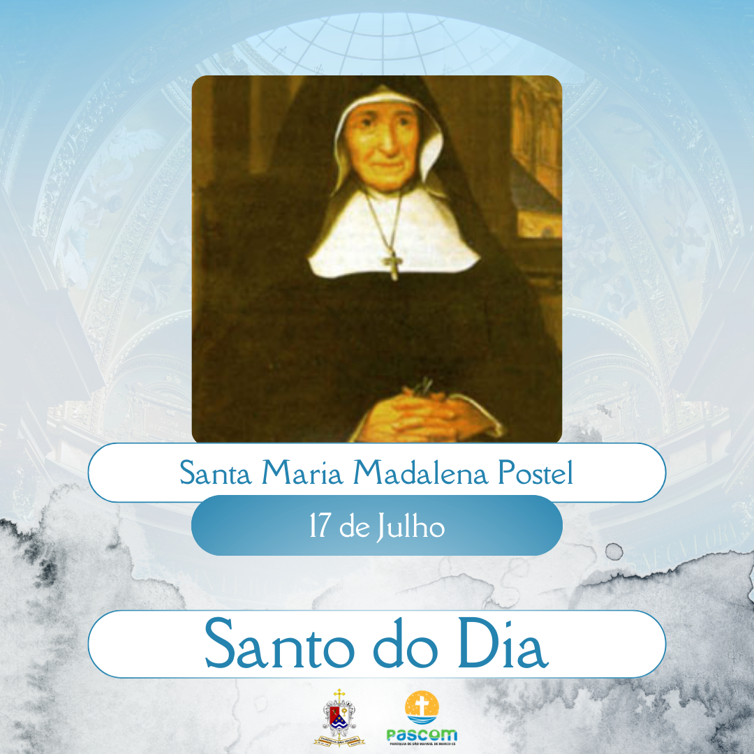 Santa Maria Madalena Postel. Créditos: Paróquia de São Manuel