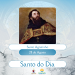 Santo Agostinho. Créditos: Paróquia de São Manuel