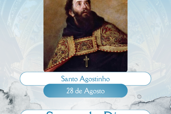 Santo Agostinho. Créditos: Paróquia de São Manuel